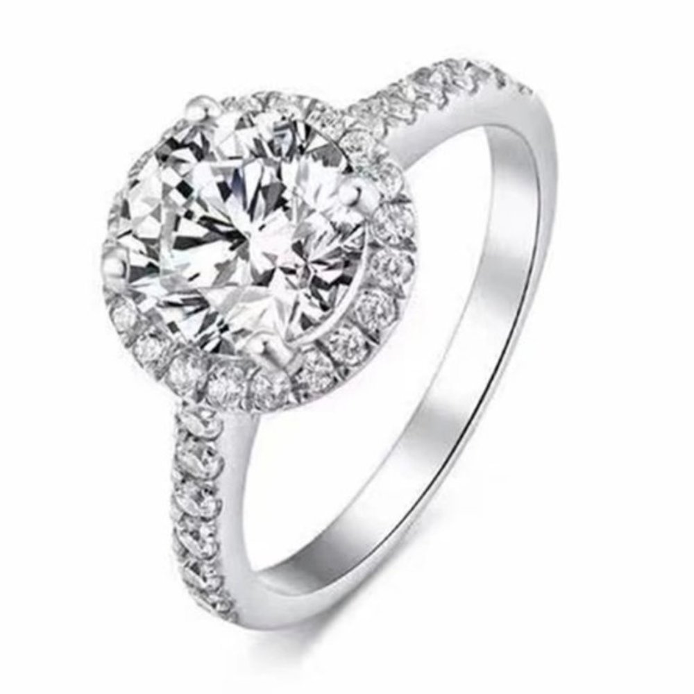 Certified 3ct. t.w. Diamond Engagement Ring